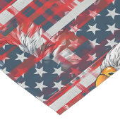 USA Flag & Eagle Runner Celebrate Red White Blue Lange Tafelloper (Hoek)