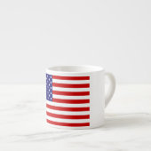 USA Flag Espresso Mok boog1 (Voorkant rechts)