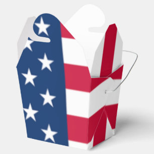 USA Flag Favor Box Bedankdoosjes