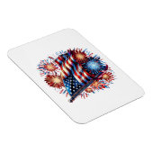 USA Flag Fireworks Patriotic Magneet (Rechterzijde)