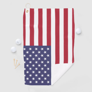 USA flag, flag of USA, American flag Golfhanddoek