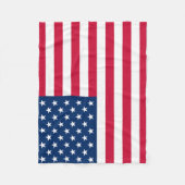USA Flag Fleece Blanket United States of America Deken (Voorkant)