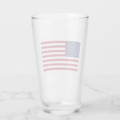USA Flag Glass Cup Glas (Achterkant)