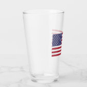 USA Flag Glass Cup Glas (Rechts)