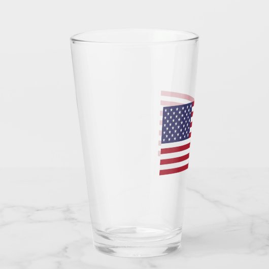 USA Flag Glass Cup Glas (Rechts)