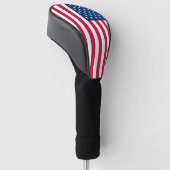 USA Flag Golf Head Hoesje - Patriottisch Golfheadcover (Schuin)
