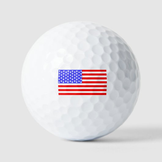 USA Flag Golfballen (Voorkant)