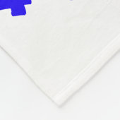 Usa Flag Heart Fleece Blanket Deken (Hoek)
