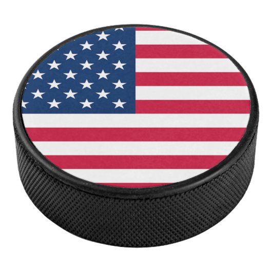 USA Flag Hockey Puck Verenigde Staten van Amerika (3/4)