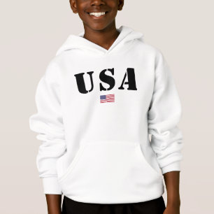 USA Flag Hoodie - Patriottische Kinder Amerikaanse