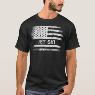 USA Flag Jet Ski Amerikaanse Patriot US Flag Jet S T-shirt