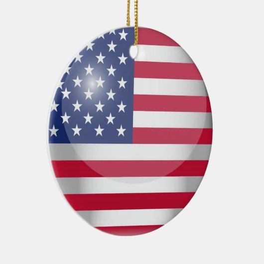 USA FLag Keramisch Ornament (Rechts)