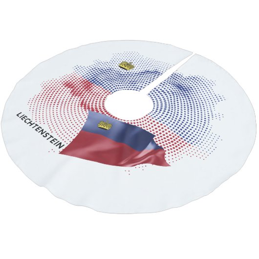 USA flag Kerstboom Rok (Gekanteld)