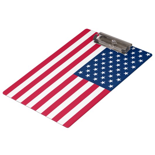 USA Flag Klembord - Patriottisch (Gekanteld)