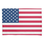 USA Flag Kussen Hoesje - Patriottisch Kussensloop (Voorkant)
