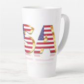 USA Flag Latte Mok (Rechterhoek)