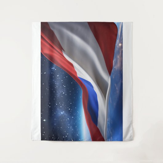 USA Flag Logo Large Tapestry Wandkleed (Voorkant)