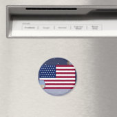 USA Flag_ Magneet (Insitu (Vaatwasser))