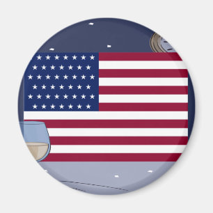 USA Flag_ Magneet