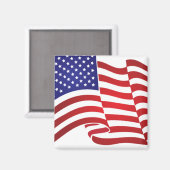 USA Flag Magnet (Voorkant / Achterkant)
