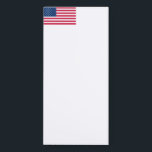 USA Flag Magnetisch Notitieblok - Patriottisch<br><div class="desc">USA Flag Magnetische Notitieblokken - Verenigde Staten van Amerika - Vlag - Patriottisch - Onafhankelijkheidsdag - 4 juli - - Kies / voeg uw unieke tekst / kleur / Afbeelding - Maak uw speciale cadeau - Vergroot en verplaats of verwijder en voeg elementen / afbeelding toe met aanpassingstool. U kunt...</div>