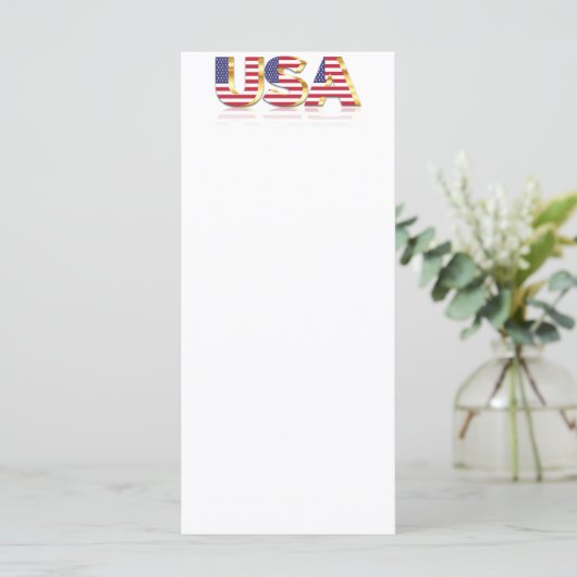 USA Flag Menu (Staand voorkant)