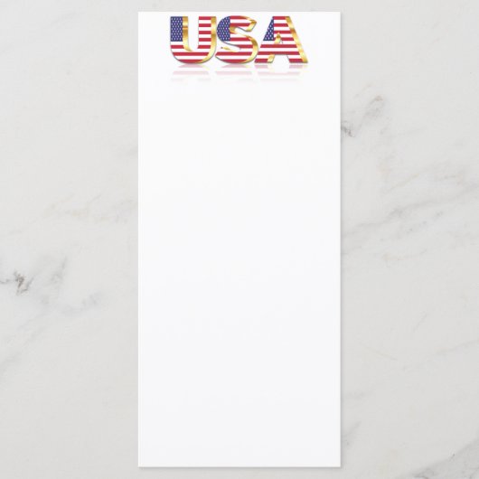 USA Flag Menu (Voorkant)