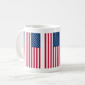 USA Flag Mok Patriottische Amerikaanse Vlaggen Cad (Voorkant links)