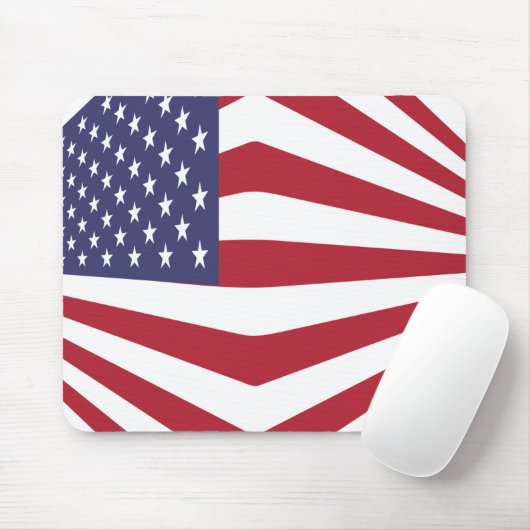 Usa Flag Mousepad Muismat (Met muis)