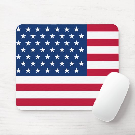 Usa Flag Mousepad Muismat (Met muis)
