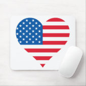 Usa Flag Mousepad Muismat (Met muis)