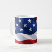 USA Flag Mug Koffiemok (Voorkant links)