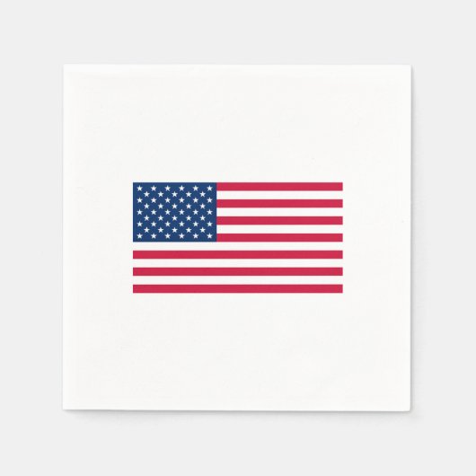 USA Flag Napkins Servet (Voorkant)