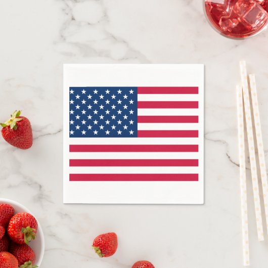 USA Flag Napkins Servet (Insitu)