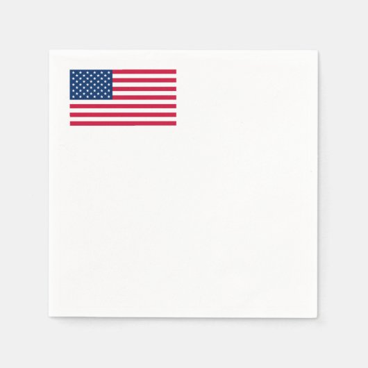 USA Flag Napkins Servet (Voorkant)