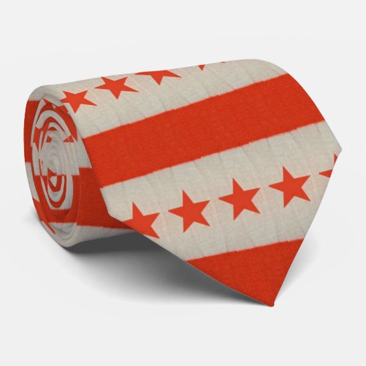 USA Flag Necktie Stropdas (Opgerold)