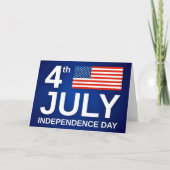 USA Flag Onafhankelijkheidsdag Kaart 4 juli Patrio (Voorkant)