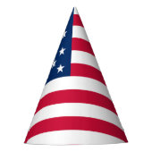 USA Flag Paper Party Pet Patriottisch Feesthoedjes (Voorkant)