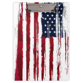 USA Flag Patriotic American Red White Blue Klembord