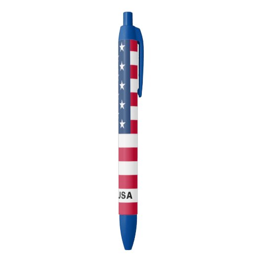 USA Flag Pen Amerikaans Patriottisch (Achterkant (Verticaal))