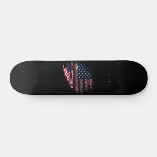 USA flag Persoonlijk Skateboard (Horizontaal)