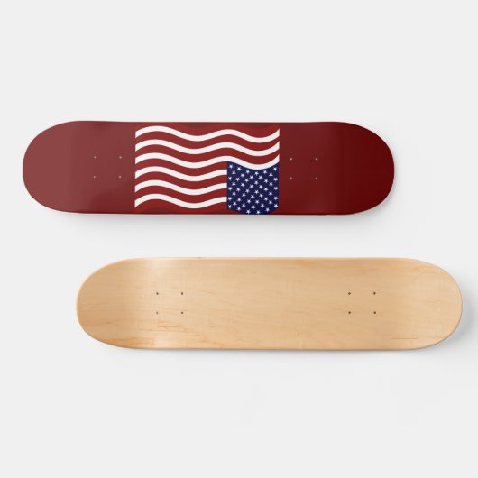 USA FLAG PERSOONLIJK SKATEBOARD (Horizontaal)