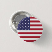USA Flag Pin Button – Amerikaanse Patriottische Ba (Voorkant /achterkant)