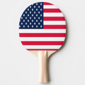 USA Flag Ping Pong Paddle Tafeltennisbatje (Voorkant)