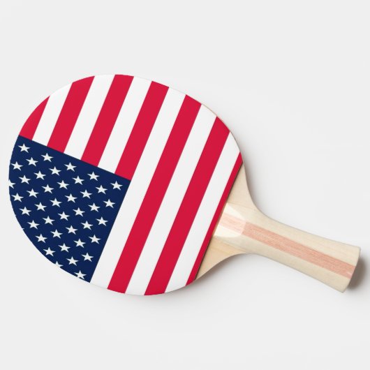 USA Flag Ping Pong Paddle Tafeltennisbatje (Zijkant)