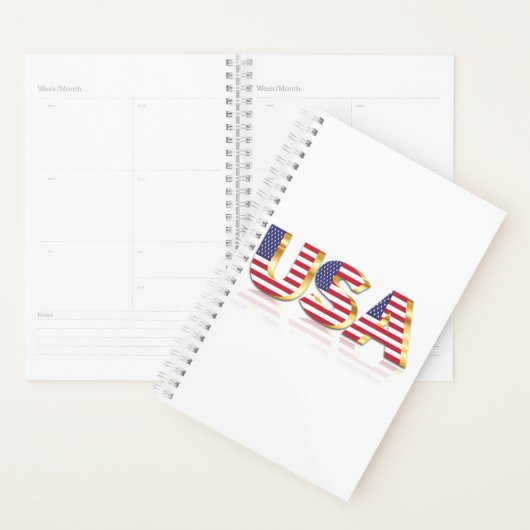 USA Flag Planner (Display)
