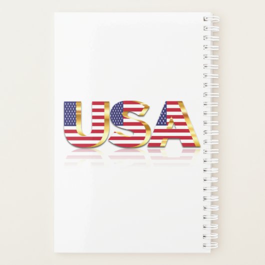USA Flag Planner (Achterkant)
