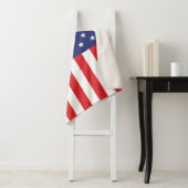 USA Flag Print Patriottische Sherpa Deken (In situ)