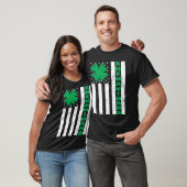 USA Flag Shenanigans Saint Patricks Day Shamrock T-shirt (Unisex)