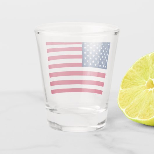 USA Flag Shot Glas Gift (Achterkant)